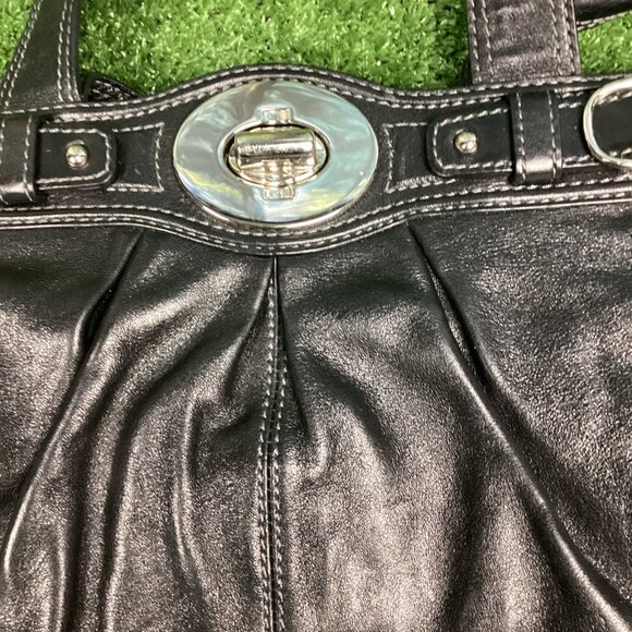 Coach Black Leather Satchel - Vintage - Picture 2 of 11